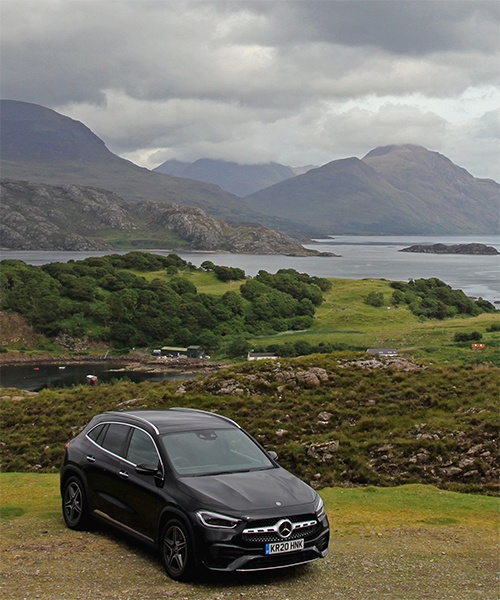 A for adventure: mercedes-benz GLA drive in the scottish highlands