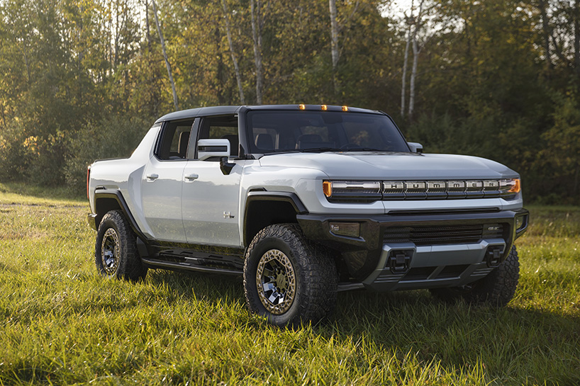 the 2022 GMC HUMMER EV is an all-electric supertruck with zero emissions