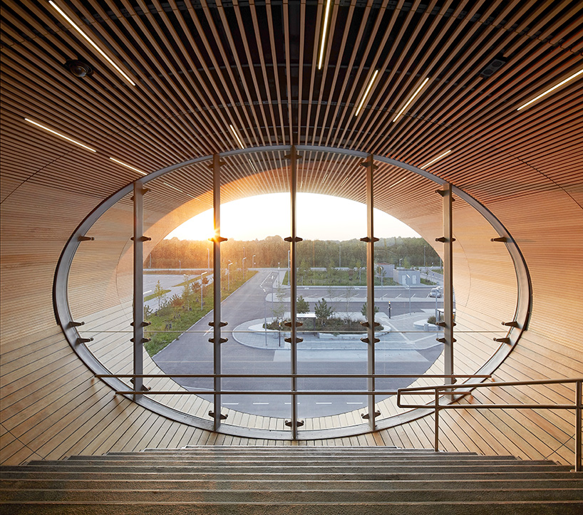 COBE's snake-like 'køge nord station' in denmark documented by hufton + crow