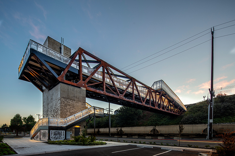 Lmn Architects Curates Luminous Bridge With Delicate Perforations In