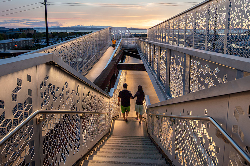 Lmn Architects Curates Luminous Bridge With Delicate Perforations In