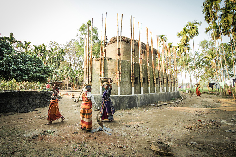 anna heringer's 'anandaloy' is a mud and bamboo community center in bangladesh