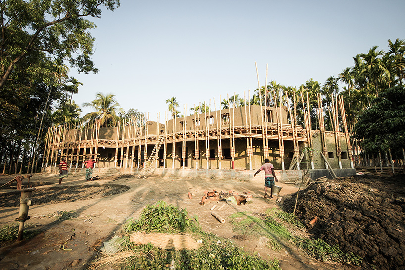 anna heringer's 'anandaloy' is a mud and bamboo community center in bangladesh