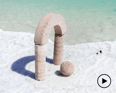 ayala braidman uses rammed earth to leave a 'soil signature' in the judaean desert