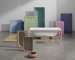 bette individualizes architectural bathroom components with color