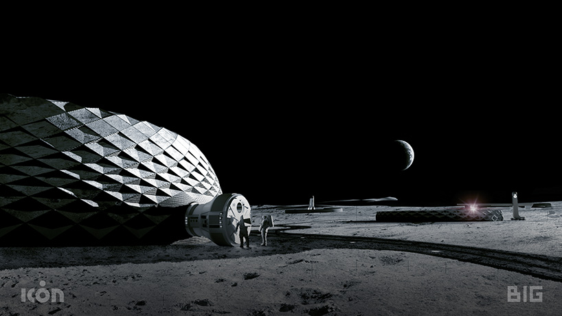 HASSELL's modular moon habitat for EU space agency uses 3D printed