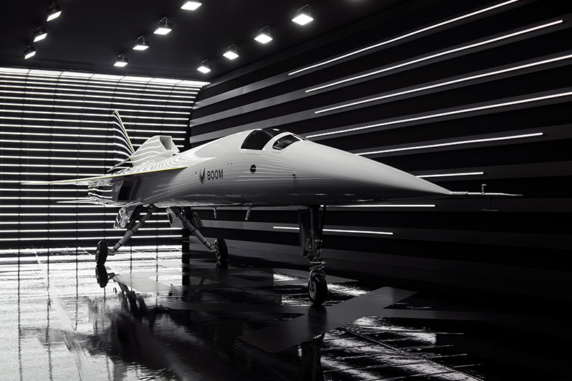 break the sound barrier with boom supersonic's XB-1 airplane made with ...