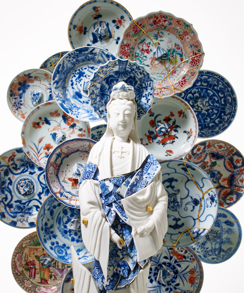 bouke de vries on repurposing broken ceramics into fragmented porcelain sculptures