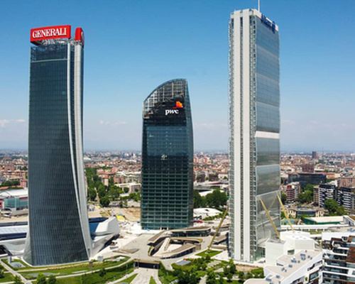 zaha hadid's generali tower in milan documented in new images