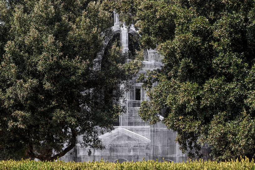 edoardo tresoldi's wire mesh 'etherea' installation arrives in rome for 'back to nature'