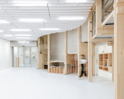 eureka completes PLAYWALL: a hong kong kindergarten for children to explore freely