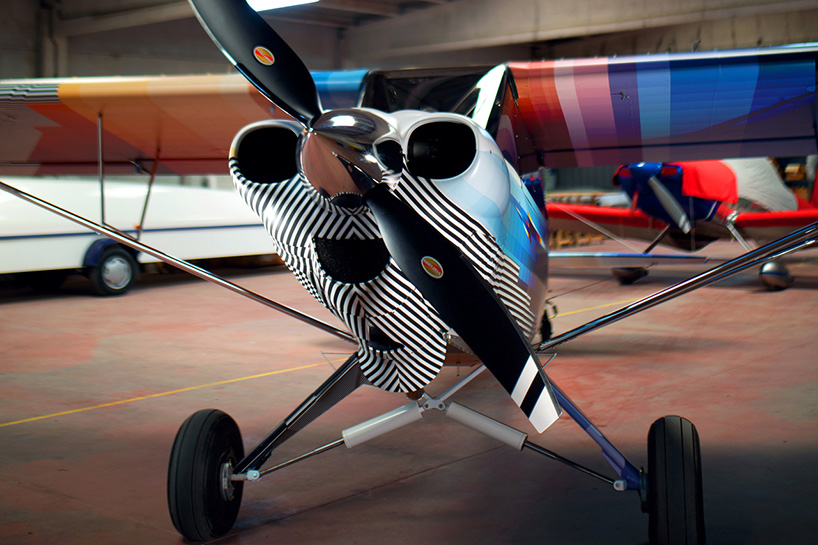 felipe pantone's art car the stranger meets INTR3PID aircraft