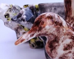 FEROCES is a collection of ceramic coffee cups inspired by mexico's endangered animals