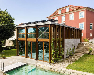 floret arquitectura boldly extends historic house near golgota, porto