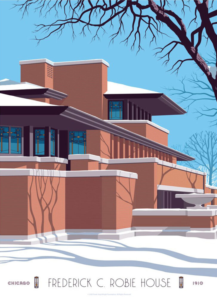 frank lloyd wright timeless, a traveling popup art exhibition