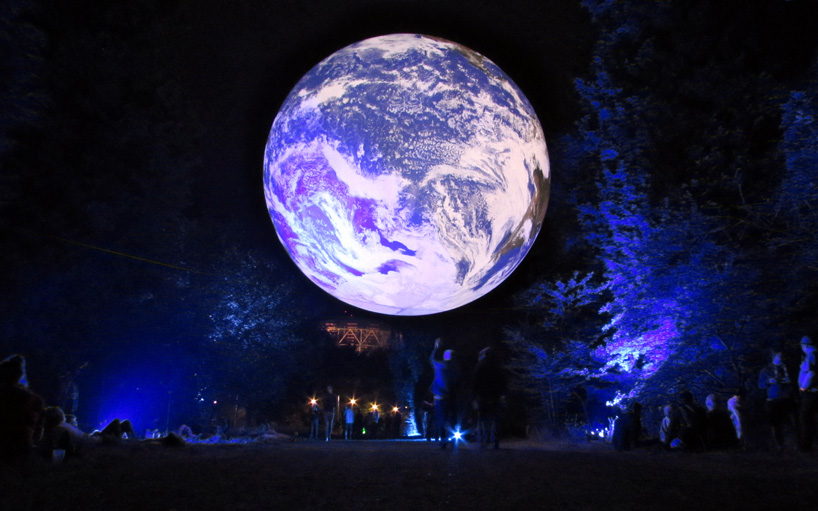 'gaia', luke jerram's seven-meter diameter earth sculpture, is traveling to australia