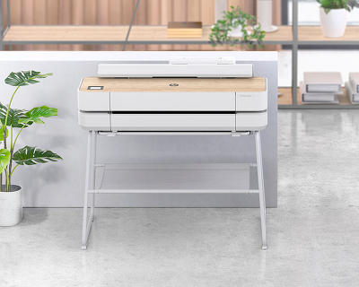 furniture that prints: HP DesignJet Studio adapts to your workspace