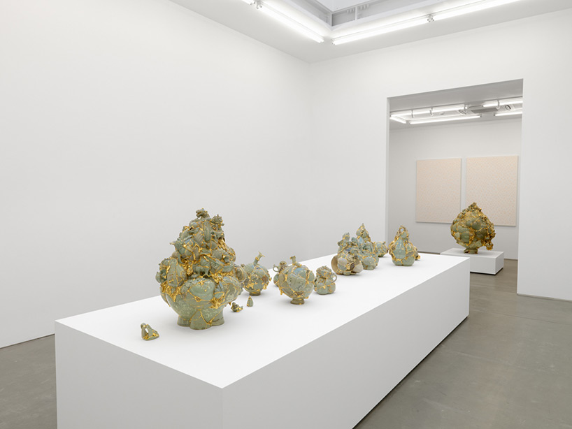 interview with korean artist yeesookyung on emphasizing flaws with gold at massimo de carlo