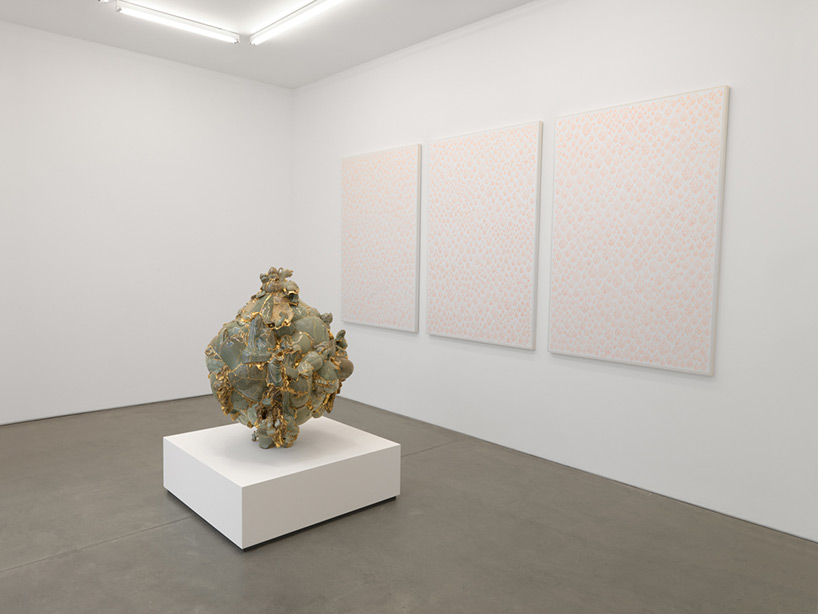 interview with korean artist yeesookyung on emphasizing flaws with gold at massimo de carlo