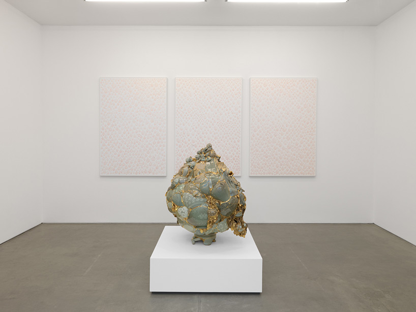 interview with korean artist yeesookyung on emphasizing flaws with gold at massimo de carlo