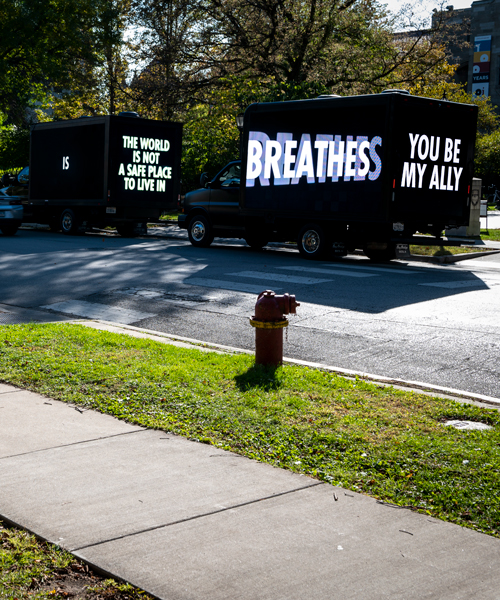 jenny holzer debuts timely virtual public artwork 'you be my ally' in chicago
