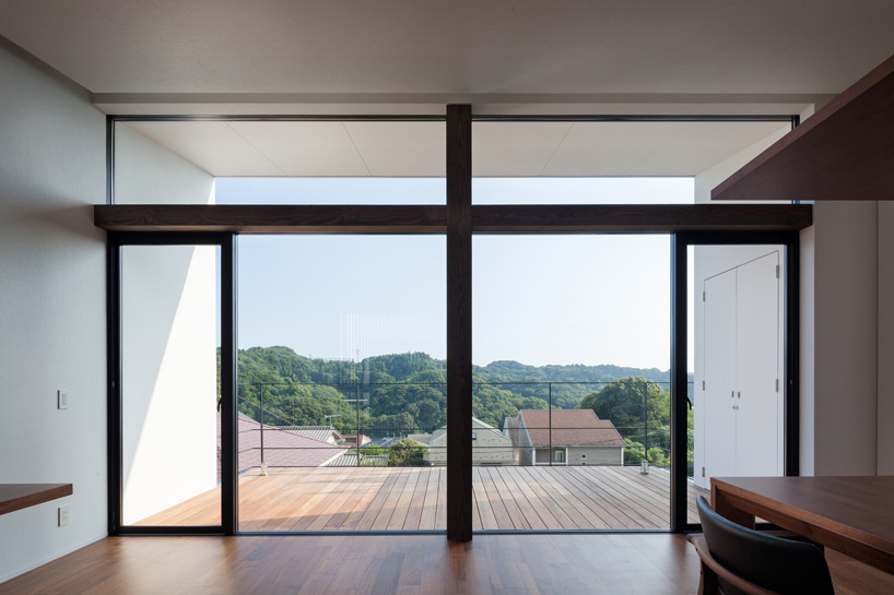 LEVEL architects conceals bright inner courtyard behind this house's blank façade in japan