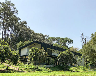 live life alongside nature within 'casa ocoxal' by a-001 in mexico