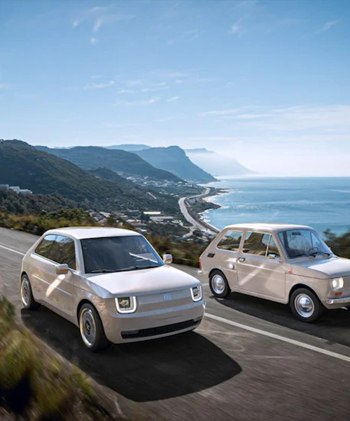 MA-DE studio envisions an all-electric version of the fiat 126