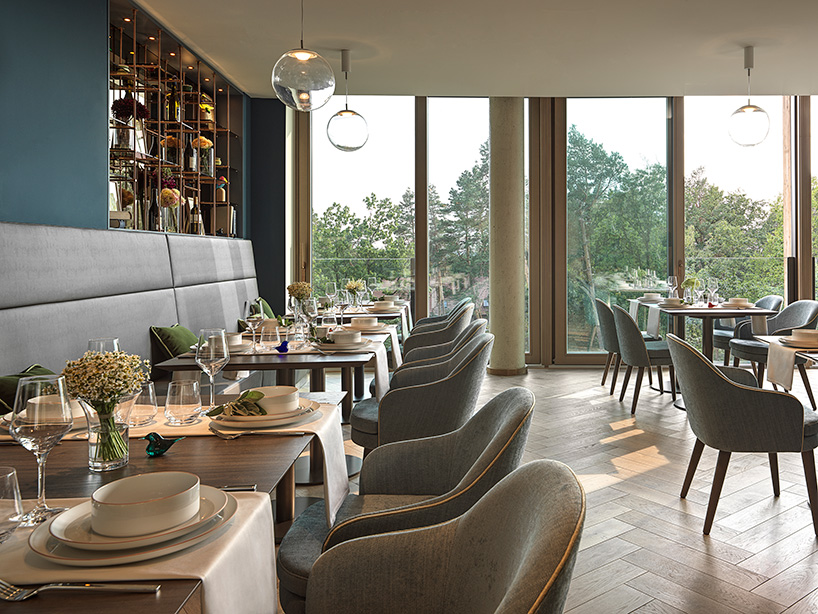 matteo thun adds hospitality aesthetics to waldkliniken healthcare facility in germany