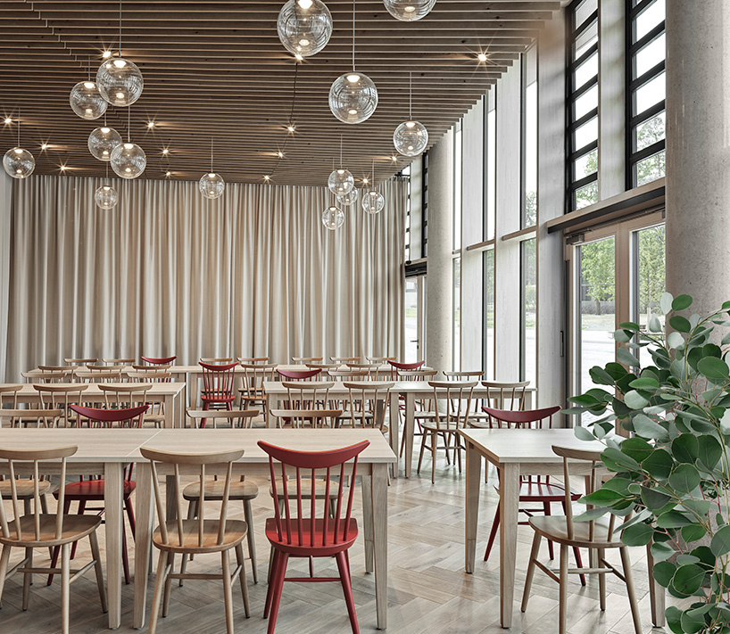 matteo thun adds hospitality aesthetics to waldkliniken healthcare facility in germany