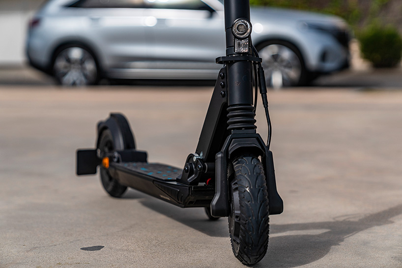 mercedes-benz introduces eScooter, a 500W full-suspencion electric scooter
