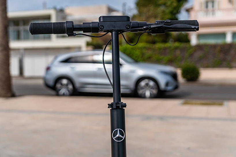 mercedes-benz introduces eScooter, a 500W full-suspension electric scooter