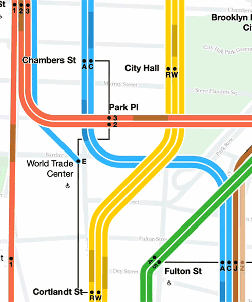 Mta Live New York Subway Map Trains Real Time Work Co Designboom 600 