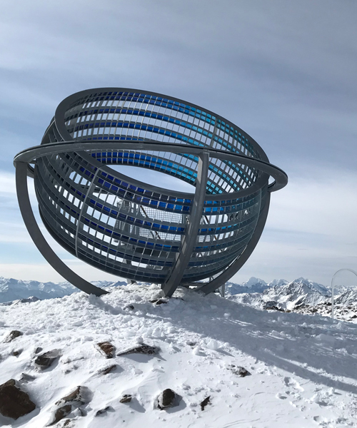 olafur eliasson designs 'our glacial perspectives' as an astronomical instrument