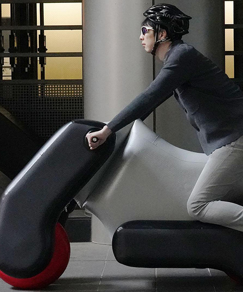 poimo's latest inflatable electric scooter can be customized to your body posture