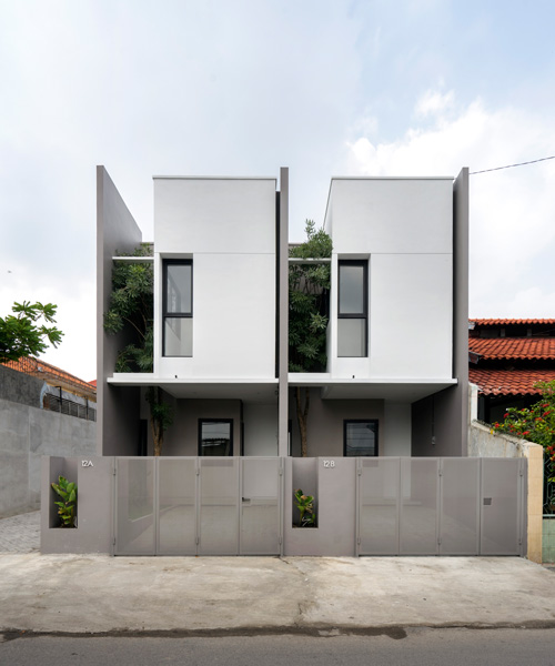 simple projects architecture designs light-filled micro housing complex in indonesia
