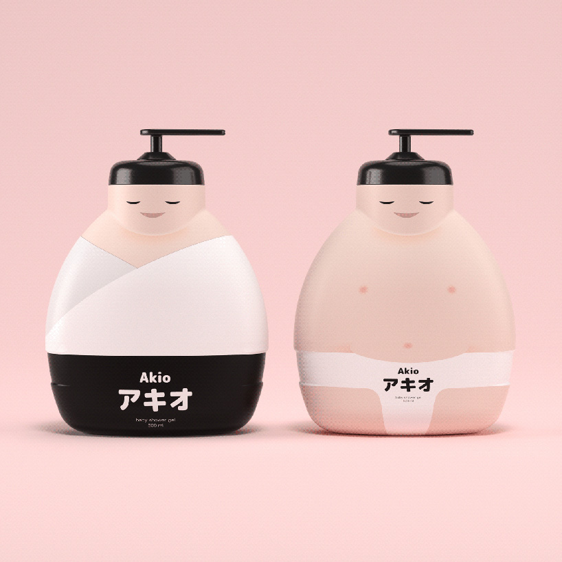 akio this fun soap packaging comes with a removable kimono for kids to play