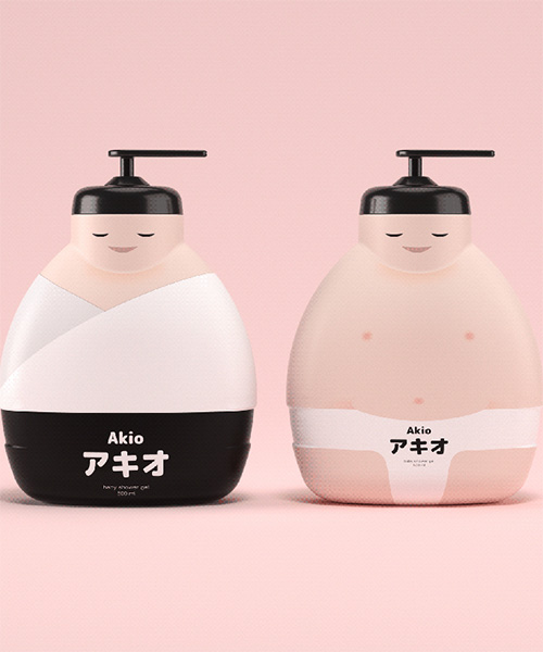 this fun soap packaging comes with a removable kimono for kids to play
