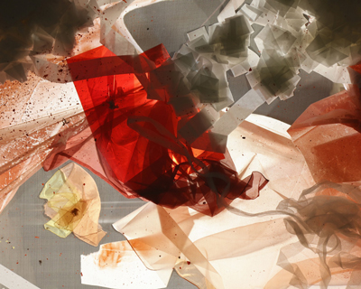 samara scott elevates floating, iridescent waste in bordeaux with 'the doldrums'