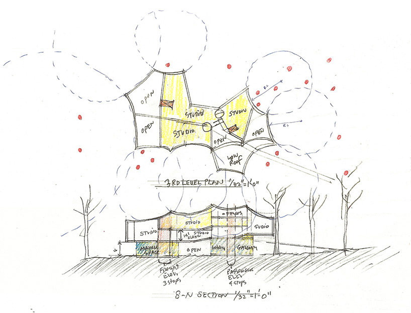 steven holl architects opens 'winter visual arts building' at franklin & marshall college