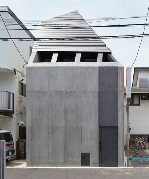 suppose design office builds bunker-like concrete house in tokyo