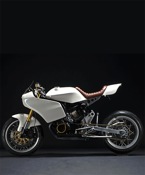 1970s turns to tech with suzuki GT380 motorcycle custom by motoworks