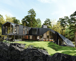 aston martin designs its first private residence 'sylvan rock' with S3 architecture