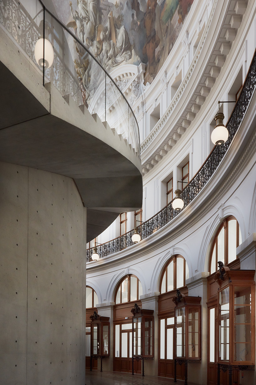 tadao ando-designed 'bourse de commerce' museum in paris revealed in new images