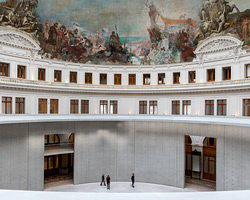 tadao ando-designed 'bourse de commerce' museum in paris revealed in new images