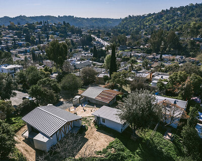 the LADG completes art studio and residential compound in suburban los angeles