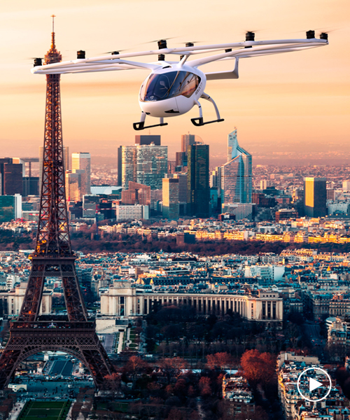 volocopter set to test its full-scale electric air taxis in paris next year