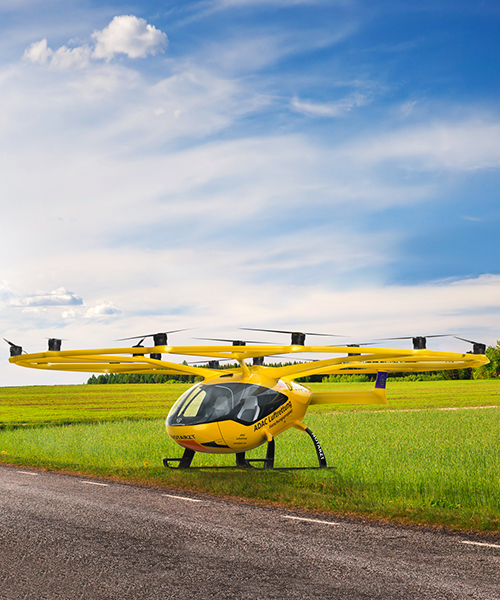 drone-like volocopter tests rapid emergency air rescues for rural communities