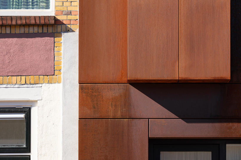 zecc architecten clads 'steel craft' house in corten steel façade in ...