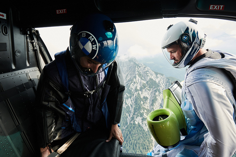 BMW presents the world's first electrified wingsuit